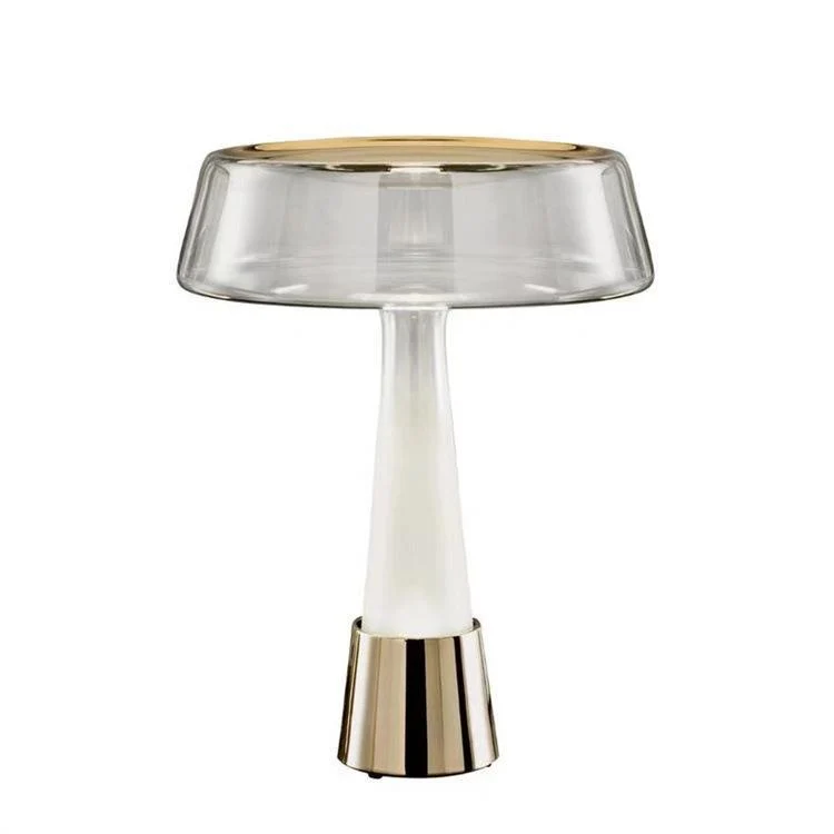 Zeitgenössische Glastischlampe