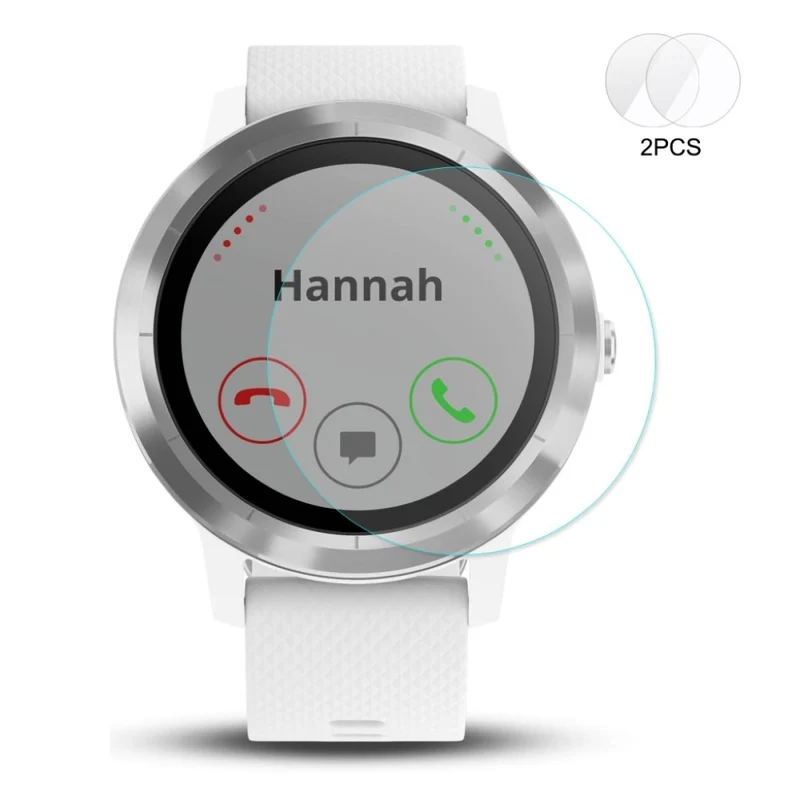 2stück Garmin Vivoactive 3 Gehärtetes Glas Displayschutz