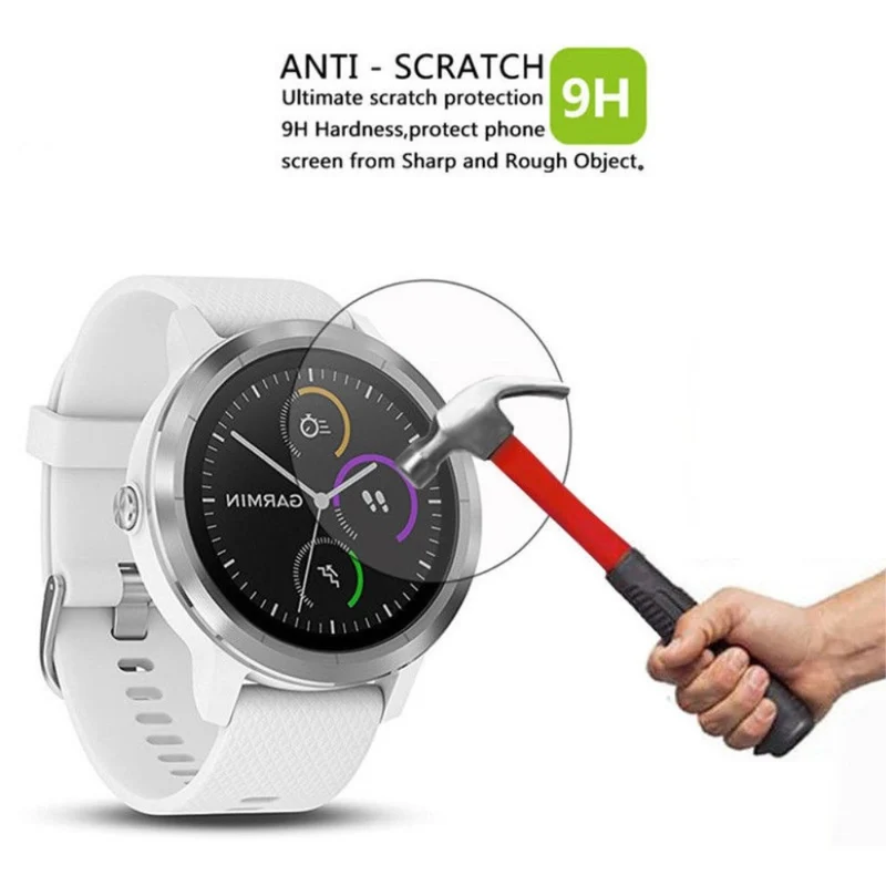 Garmin Vivoactive 3 Gehärtetes Glas Displayschutz
