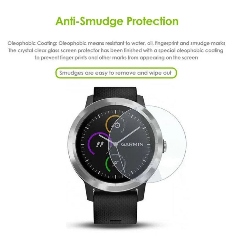 Garmin Vivoactive 3 Gehärtetes Glas Displayschutz