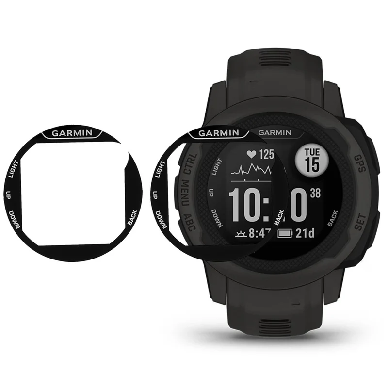 2stück Garmin Instinct 2S Plastik HD Displayschutz