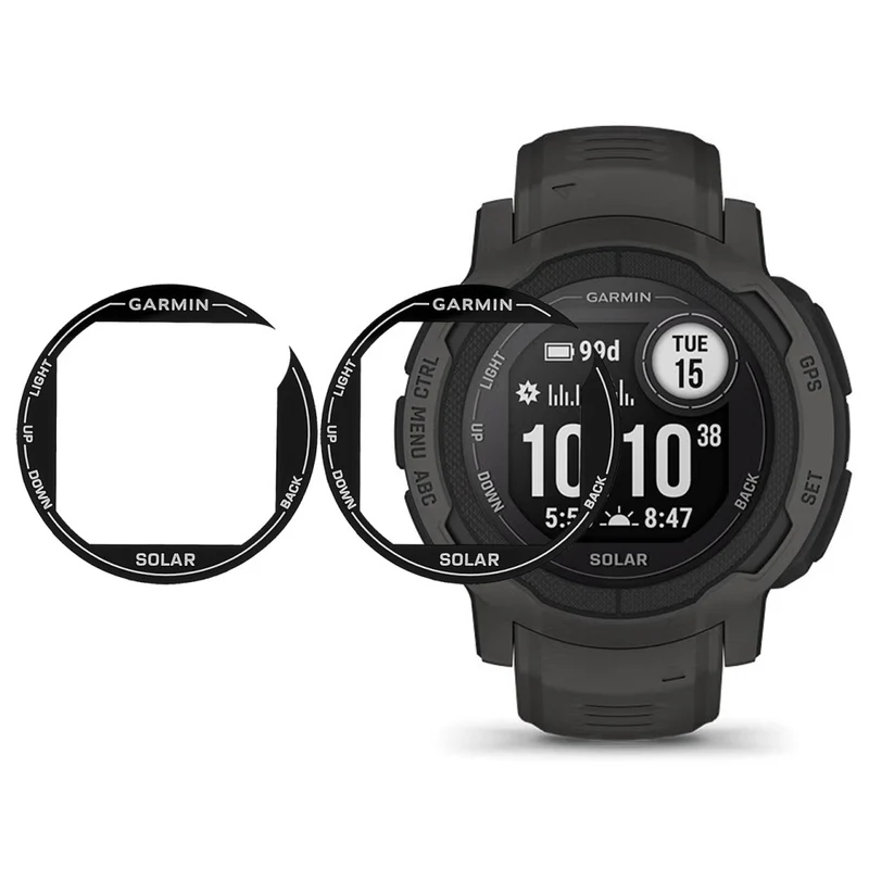 2stück Garmin Instinct 2 Plastik HD Displayschutz