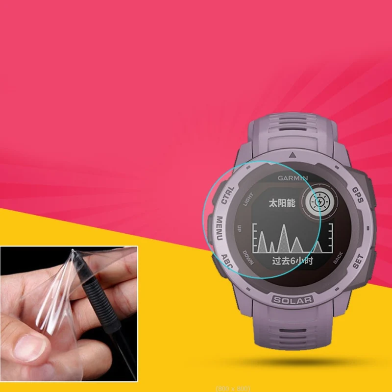 Garmin Instinct 2 Plastik HD Displayschutz