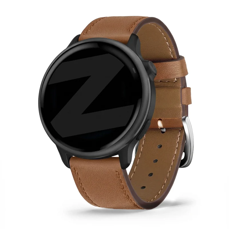 Bandz Garmin Forerunner 70 Lederarmband 'Deluxe' (Braun)
