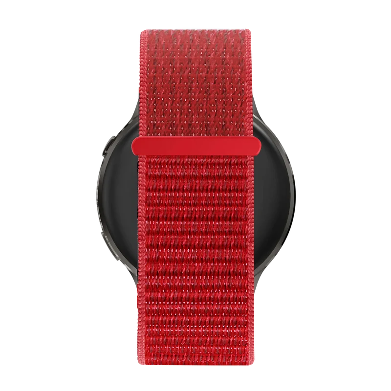 Bandz Garmin Forerunner 70 Nylon Loop Armband (Rot)