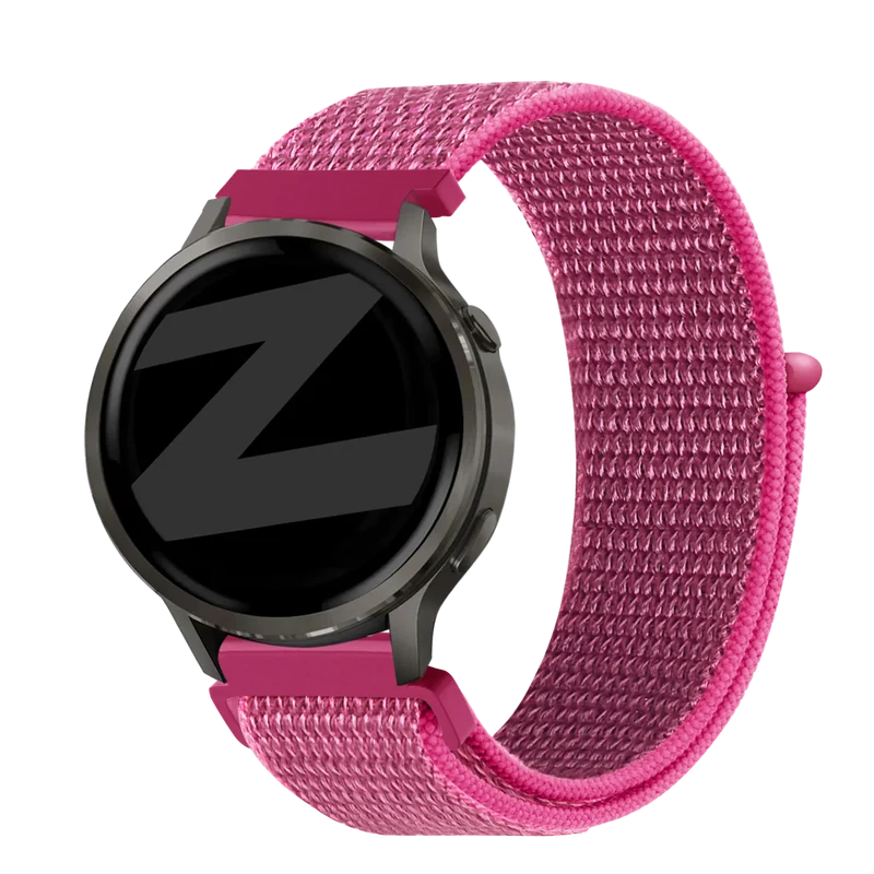 Bandz Garmin Forerunner 70 Nylon Loop Armband (Dragonfruit)