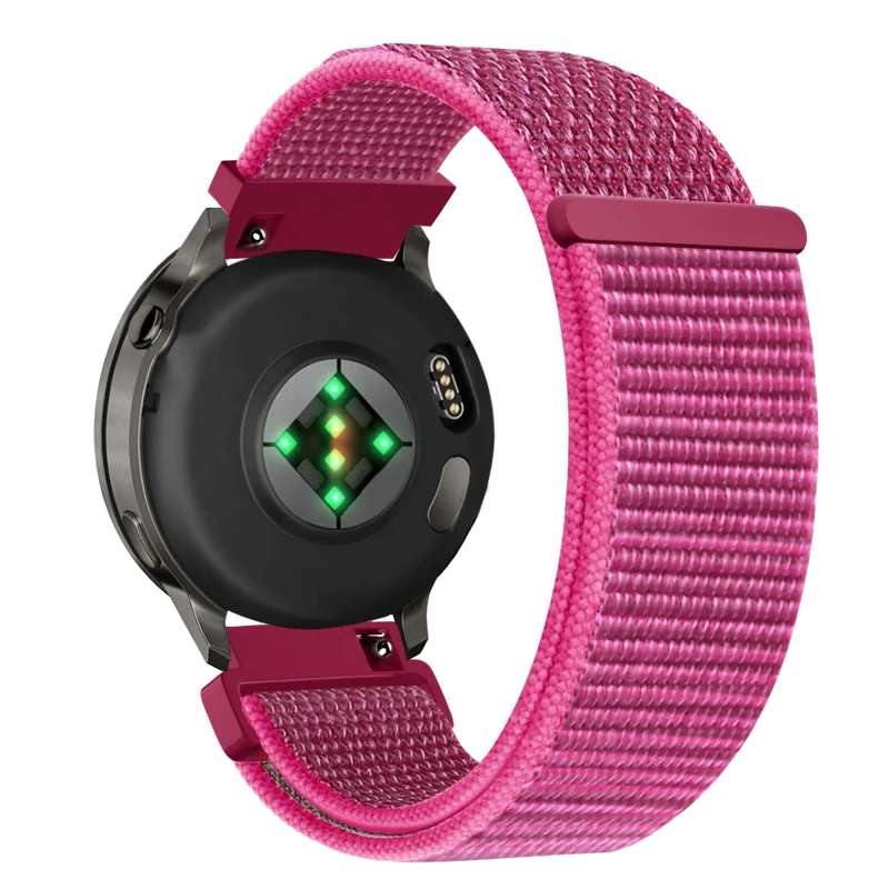 Bandz Garmin Forerunner 70 Nylon Loop Armband (Dragonfruit)