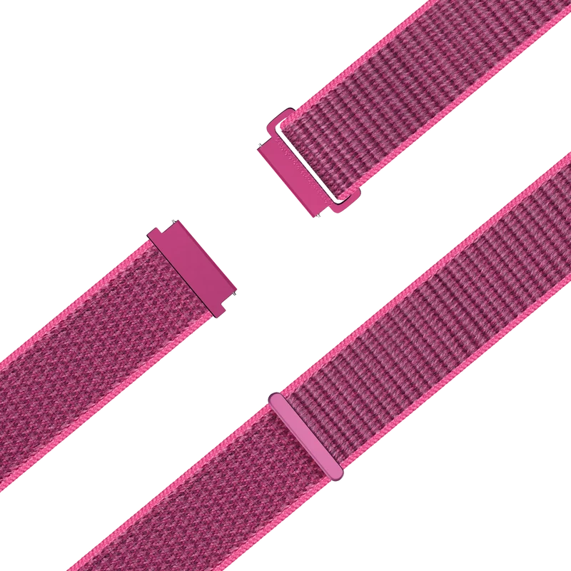 Bandz Garmin Forerunner 70 Nylon Loop Armband (Dragonfruit)