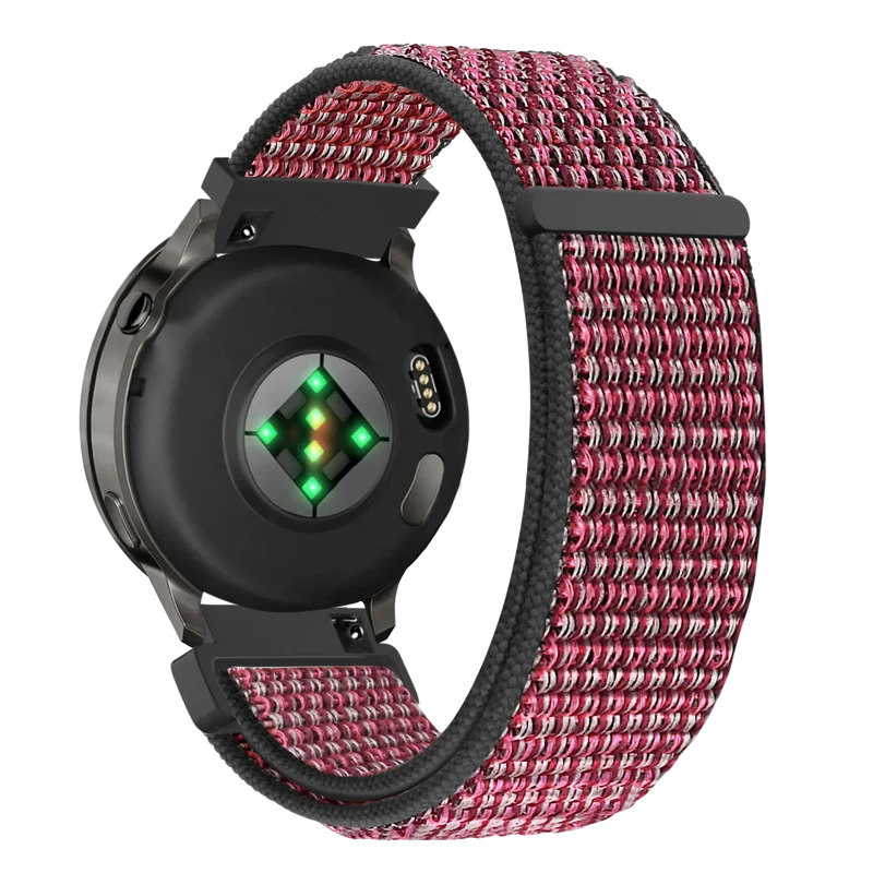 Bandz Garmin Forerunner 70 Nylon Loop Armband (Berry)