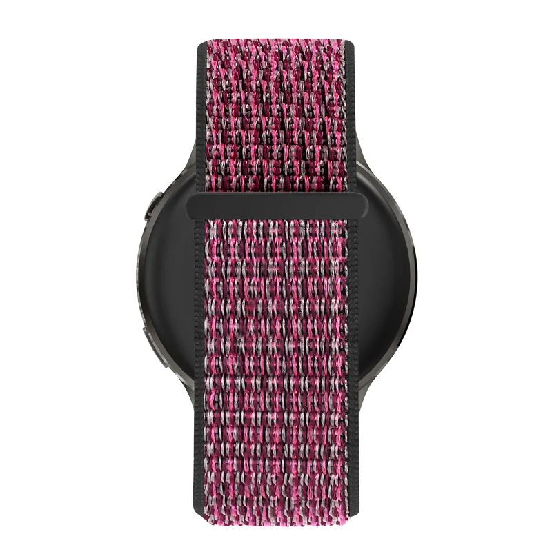 Bandz Garmin Forerunner 70 Nylon Loop Armband (Berry)