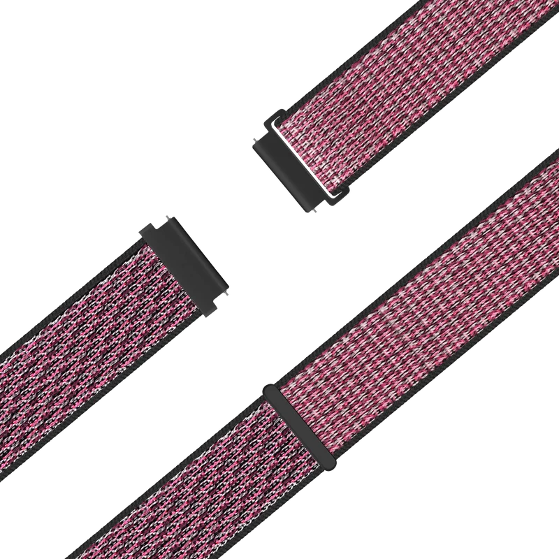 Bandz Garmin Forerunner 70 Nylon Loop Armband (Berry)