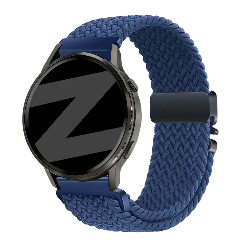 Bandz Garmin Forerunner 70 Geflochtenes Armband 'Parachute' (Blau)
