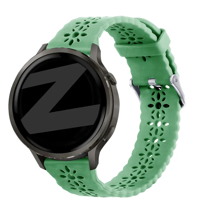 Bandz Garmin Forerunner 70 Silikonarmband 'Lace' (Hellgrün)