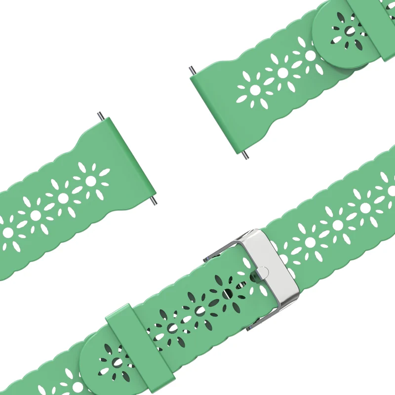 Bandz Garmin Forerunner 70 Silikonarmband 'Lace' (Hellgrün)