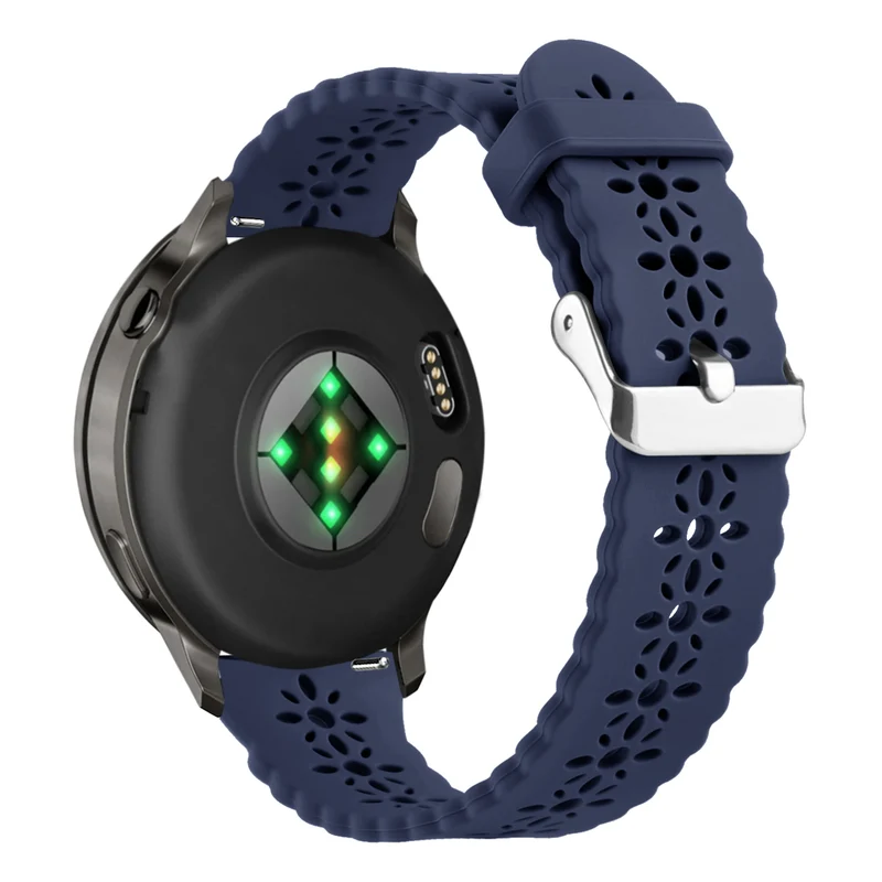 Bandz Garmin Forerunner 70 Silikonarmband 'Lace' (Dunkelblau)