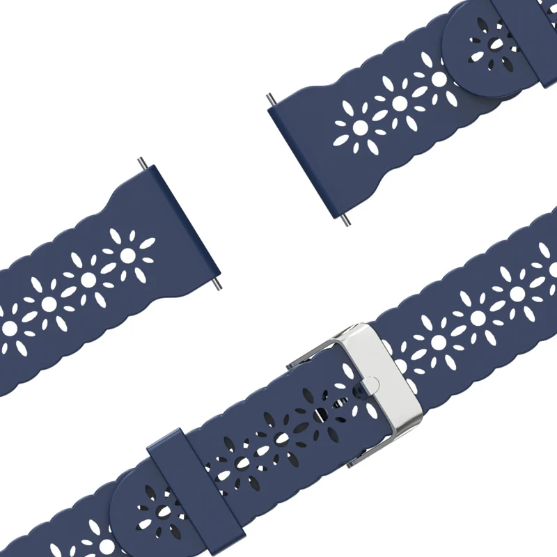 Bandz Garmin Forerunner 70 Silikonarmband 'Lace' (Dunkelblau)