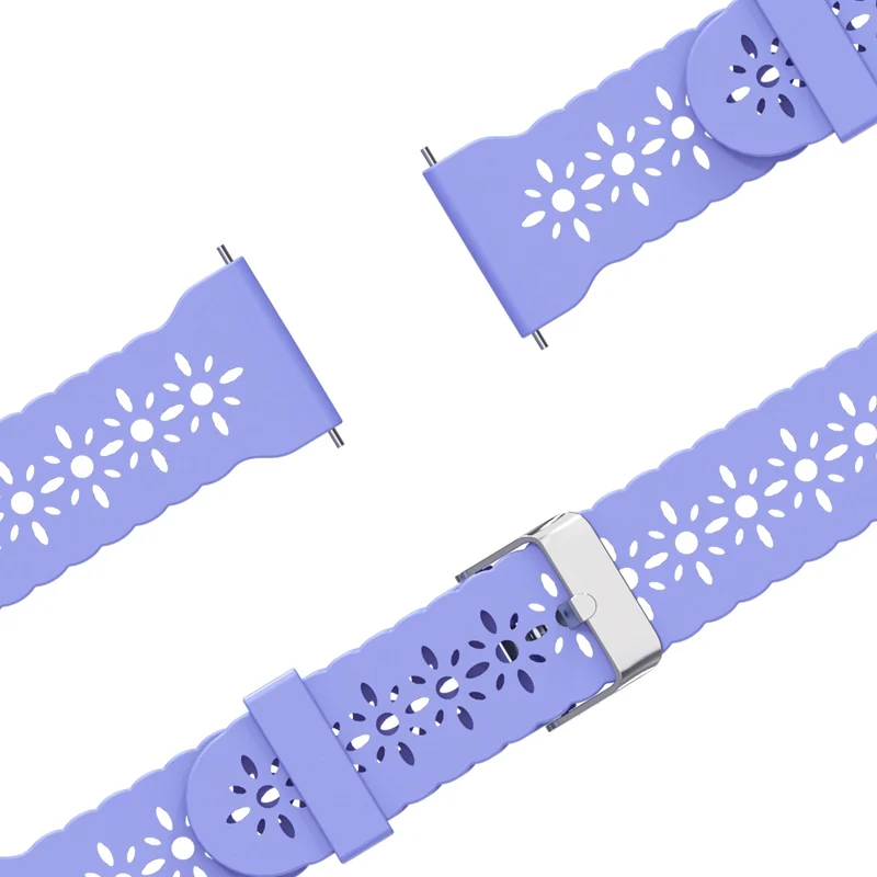 Bandz Garmin Forerunner 70 Silikonarmband 'Lace' (Hell Lila)