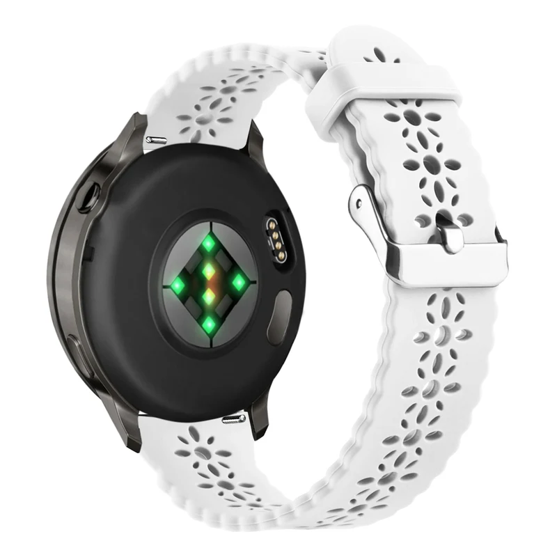 Bandz Garmin Forerunner 70 Silikonarmband 'Lace' (Weiß)