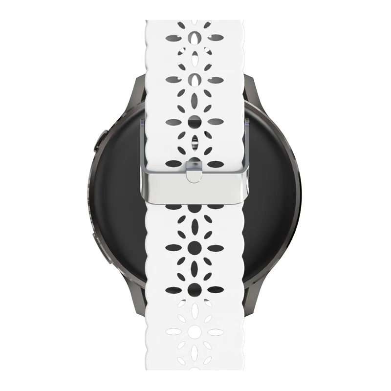 Bandz Garmin Forerunner 70 Silikonarmband 'Lace' (Weiß)