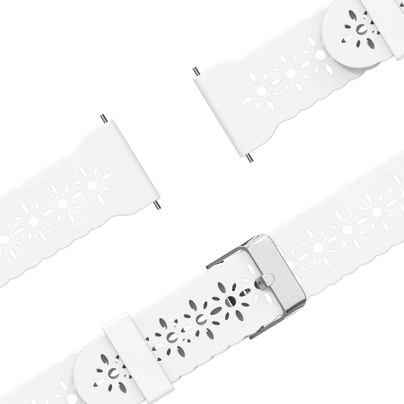 Bandz Garmin Forerunner 70 Silikonarmband 'Lace' (Weiß)