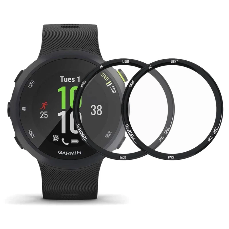 2stück Garmin Forerunner 45S Plastik Displayschutz