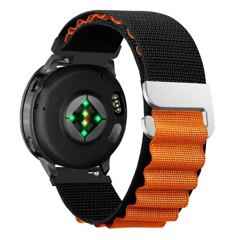 Bandz Garmin Forerunner 170 Alpine Armband (Schwarz/Orange)