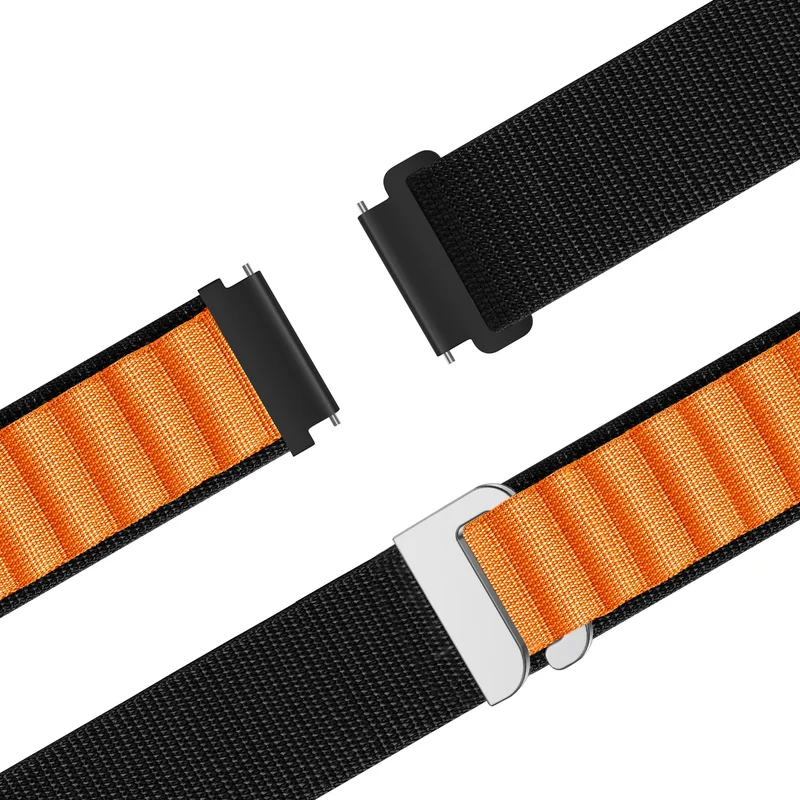 Bandz Garmin Forerunner 170 Alpine Armband (Schwarz/Orange)