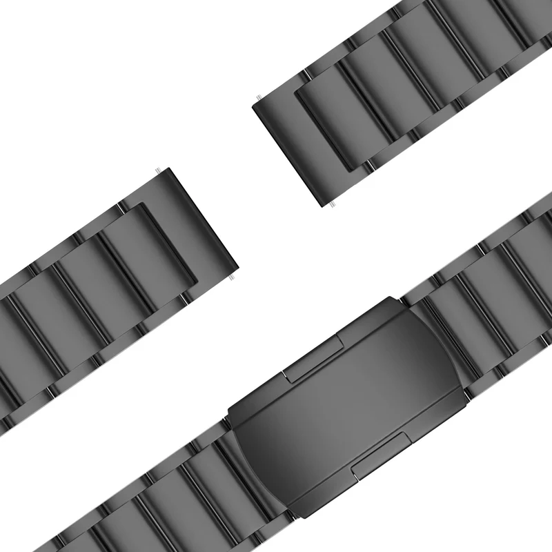 Bandz Garmin Forerunner 170 Titan-Gliederarmband (Schwarz)
