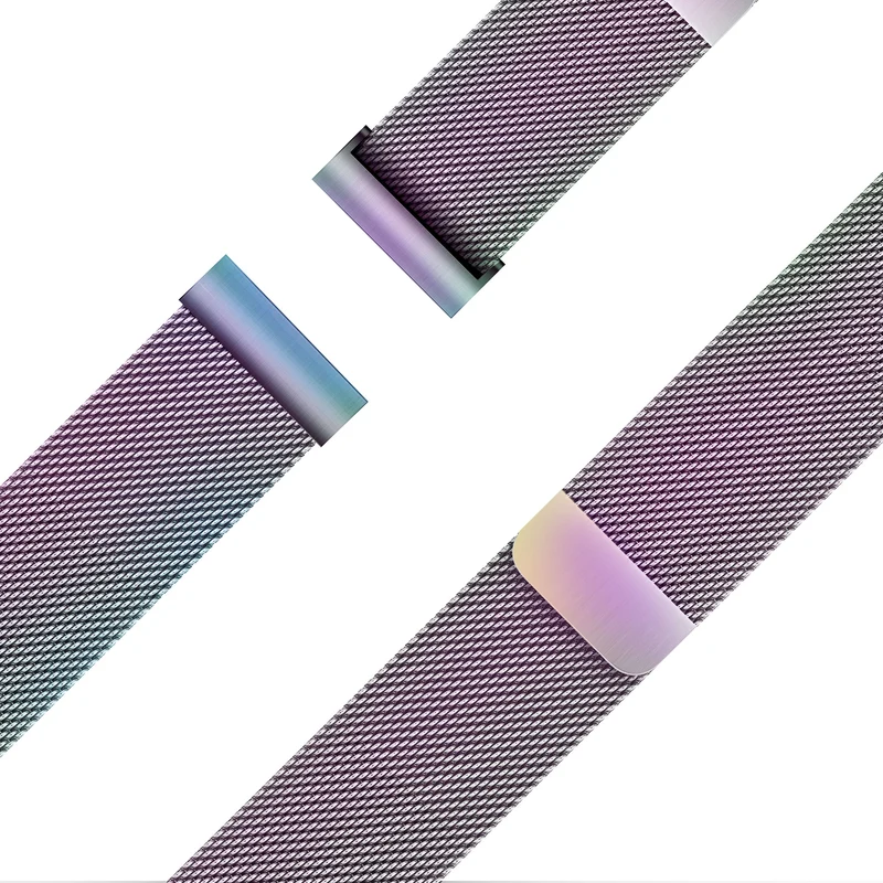 Bandz Garmin Forerunner 170 Milanese Loop Armband (Perlmutt)