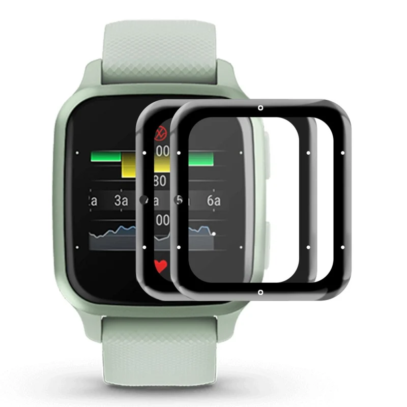 2stück Garmin Venu Sq 2 Plastik HD Displayschutz