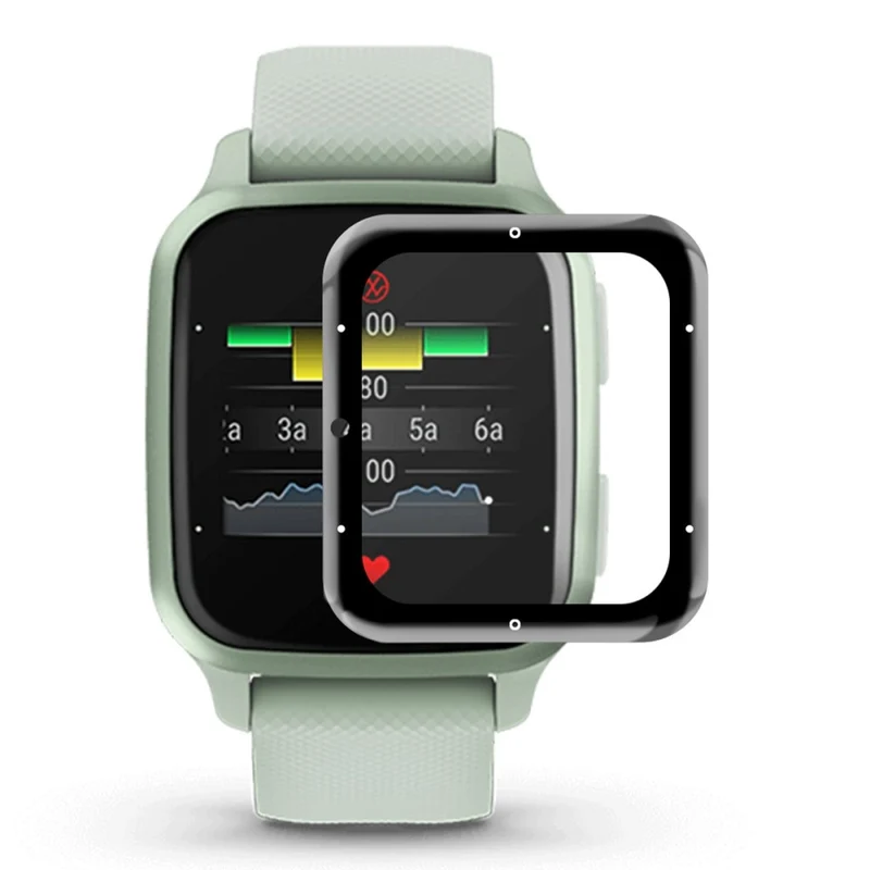 Garmin Venu Sq 2 Plastik HD Displayschutz