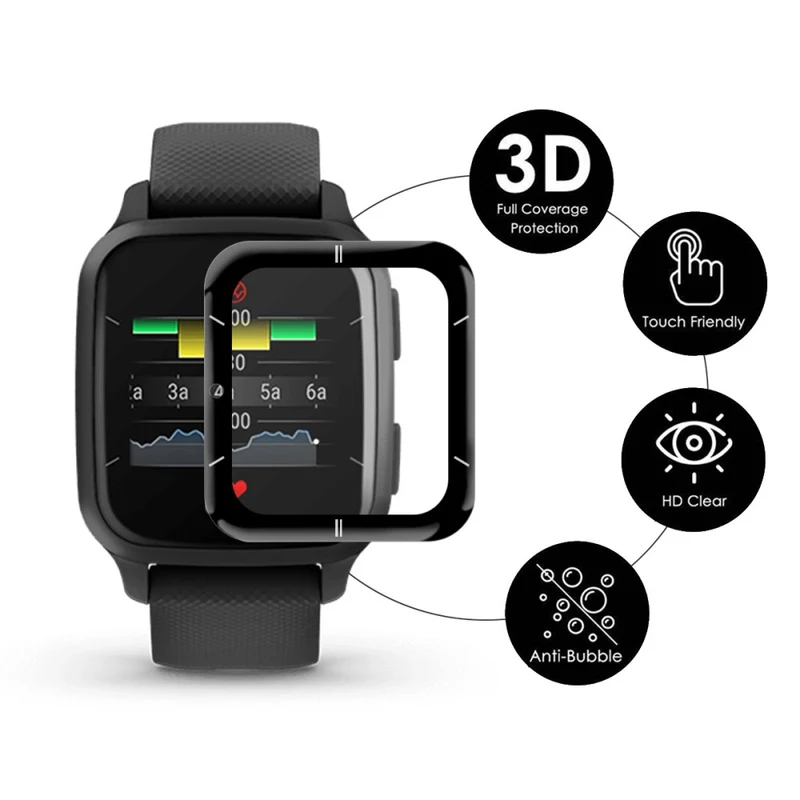Garmin Venu Sq 2 Plastik HD Displayschutz