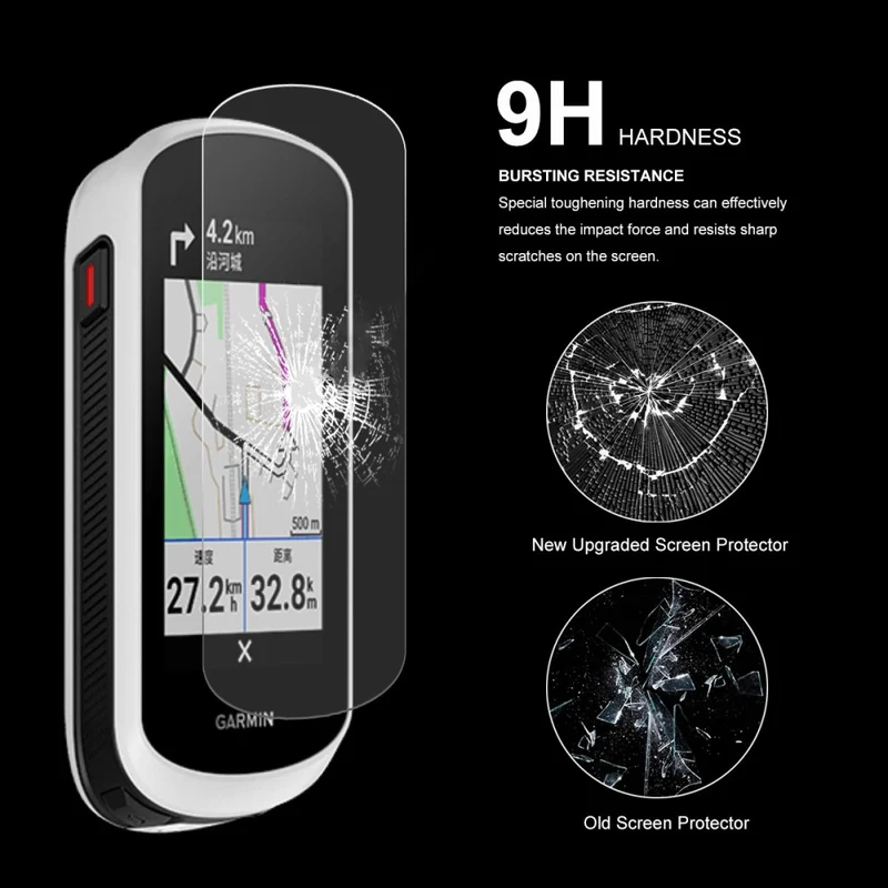 2stück Garmin Edge Explore 2 Gehärtetes Glas Displayschutz