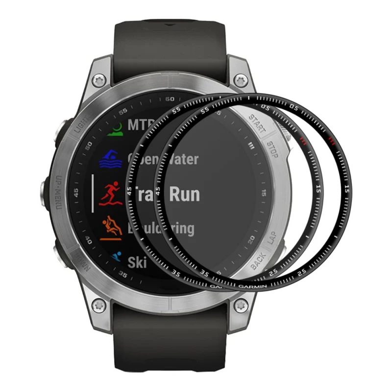 2stück Garmin Fenix 7 Plastik 3D Gekrümmt Displayschutz