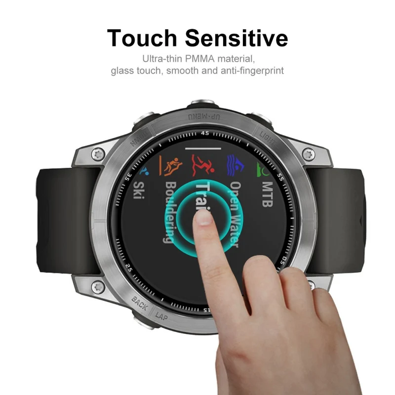 Garmin Fenix 7 Plastik 3D Gekrümmt Displayschutz