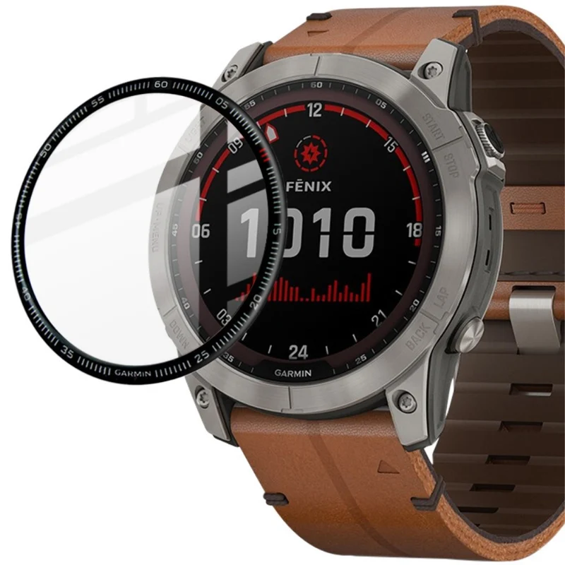 Garmin Fenix 7X Plastik HD Displayschutz