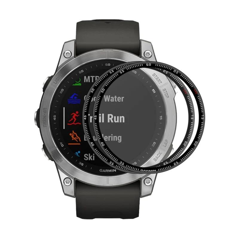 2stück Garmin Fenix 7X Plastik 3D Gekrümmt Displayschutz
