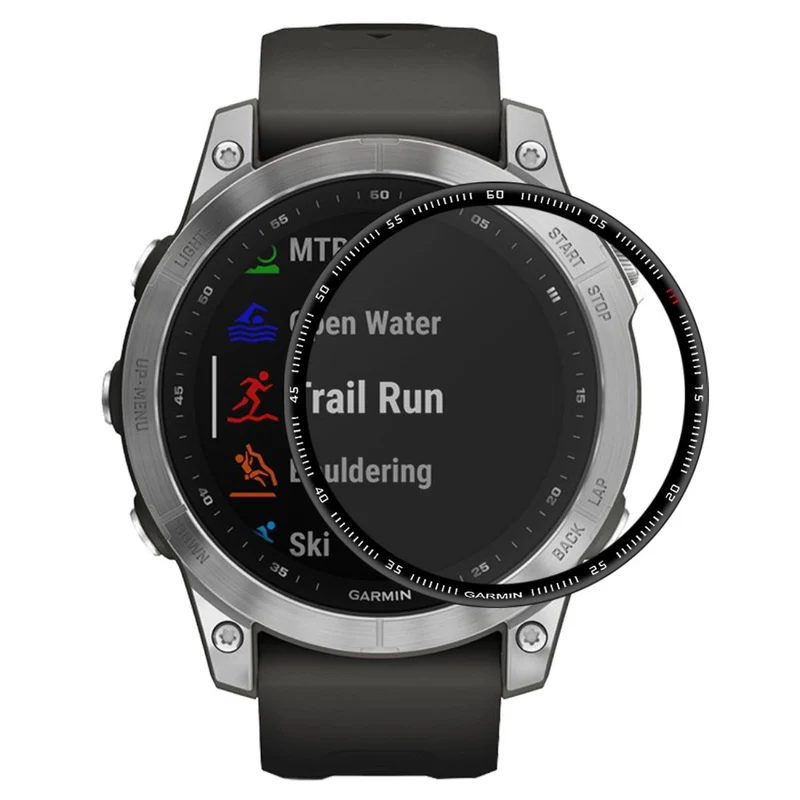 Garmin Fenix 7X Plastik 3D Gekrümmt Displayschutz
