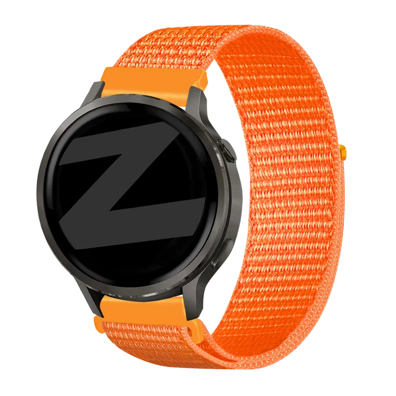 Bandz Garmin Forerunner 170 Nylon Loop Armband (Orange)