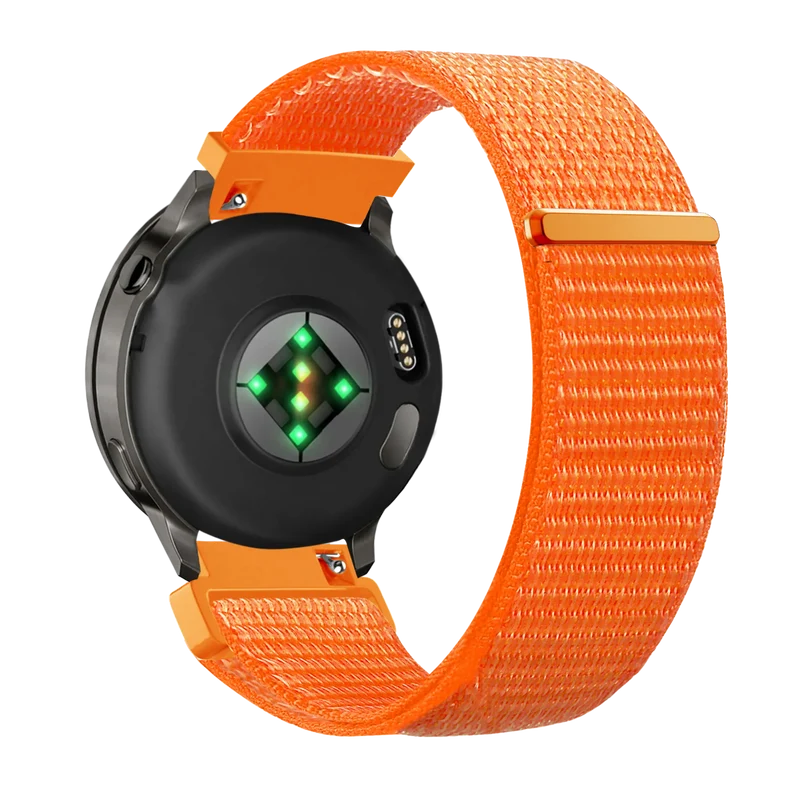 Bandz Garmin Forerunner 170 Nylon Loop Armband (Orange)
