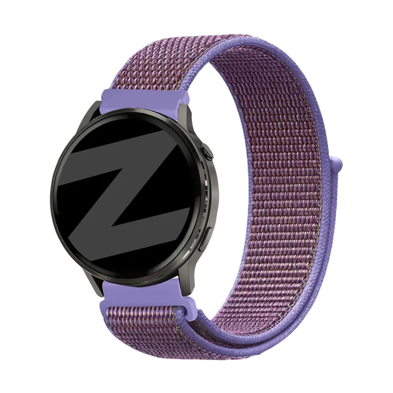 Bandz Garmin Forerunner 170 Nylon Loop Armband (Flieder)