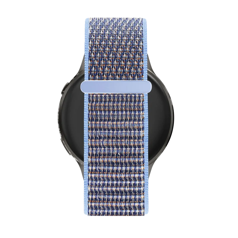 Bandz Garmin Forerunner 170 Nylon Loop Armband (Azurblau)