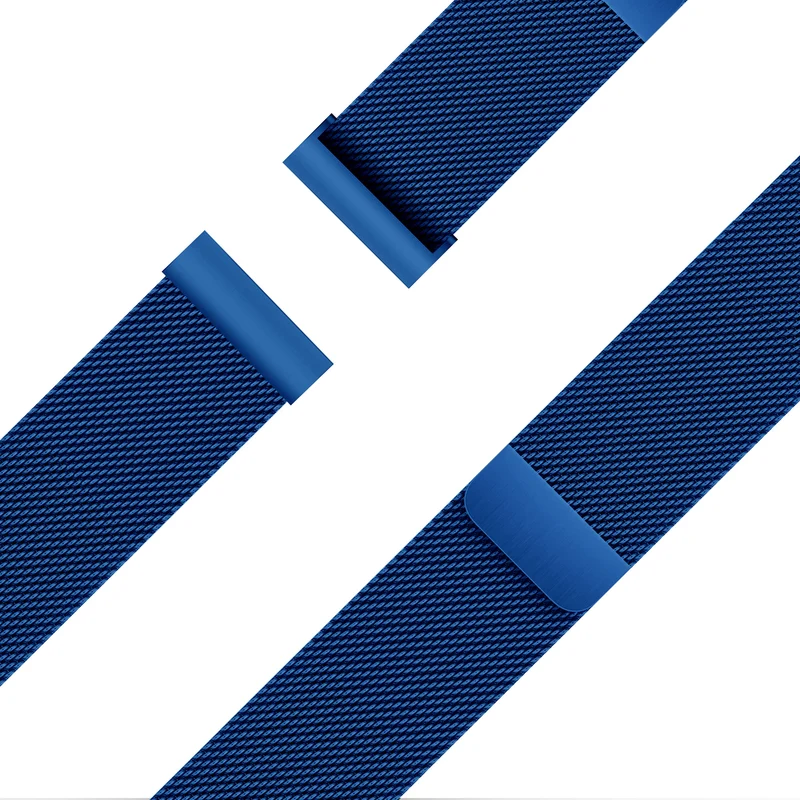 Bandz Garmin Forerunner 170 Milanese Loop Armband (Blau)