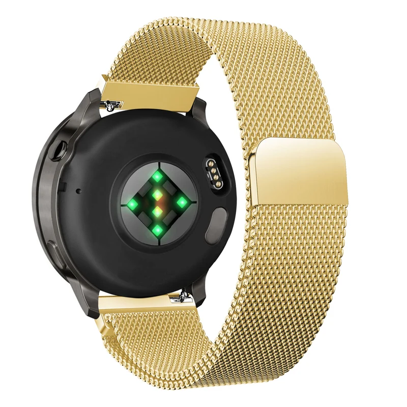 Bandz Garmin Forerunner 170 Milanese Loop Armband (Gold)