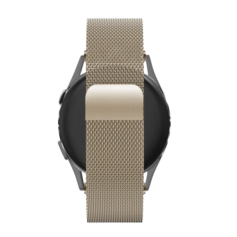 Bandz Garmin Forerunner 170 Milanese Loop Armband (Champagner Gold)