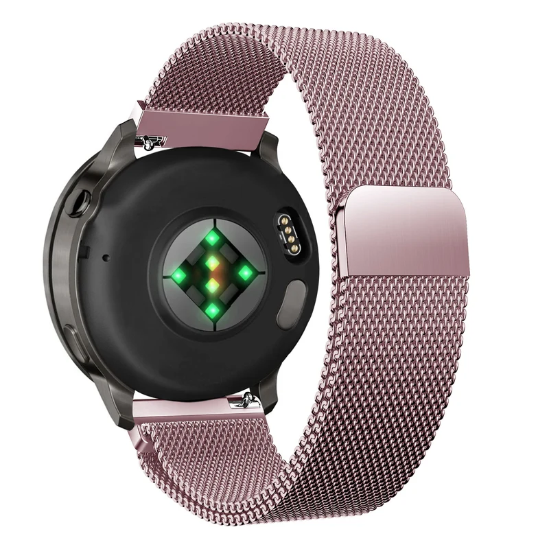 Bandz Garmin Forerunner 170 Milanese Loop Armband (Rosa)