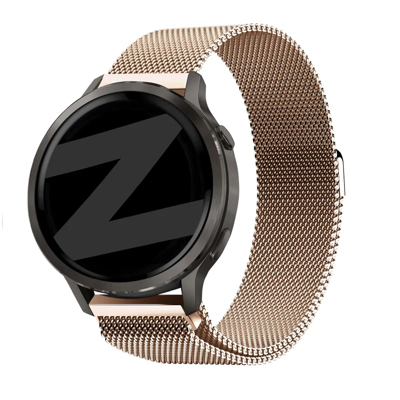 Bandz Garmin Forerunner 170 Milanese Loop Armband (Roségold)