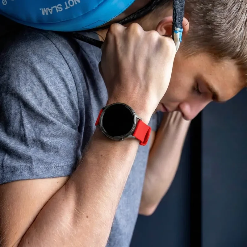 Bandz Garmin Forerunner 70 Sportarmband 'Deluxe' (Rot)