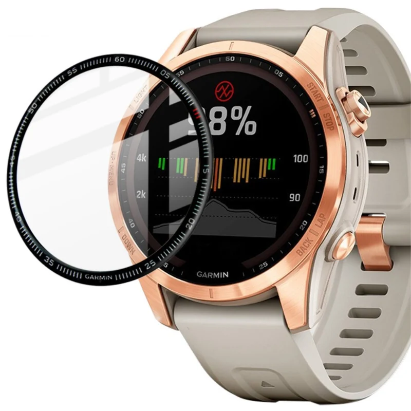 Garmin Fenix 7S Plastik HD Displayschutz