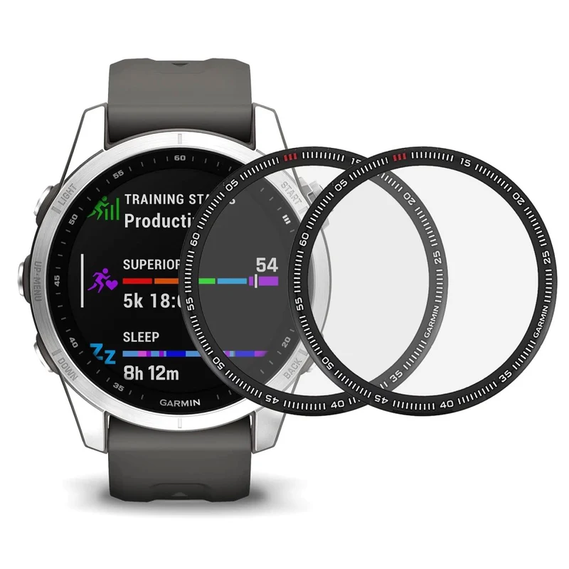 2stück Garmin Fenix 7S Plastik Displayschutz